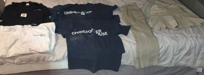 Lot of Christopher House Uniforms For Girl. Small Size 6 