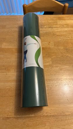 Green Yoga Mat Rolled New in Packaging