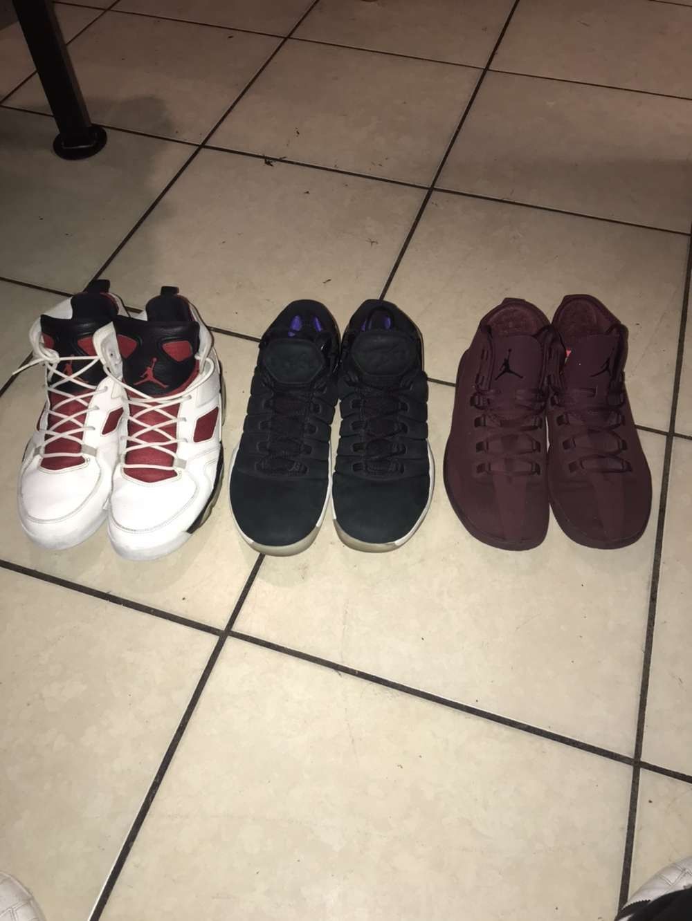 3 pair of jordans for $100 no less than $100 need them gone asap