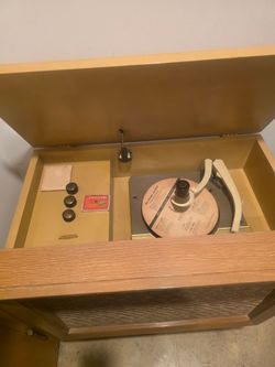 Vintage Fidelitone Console Record Player