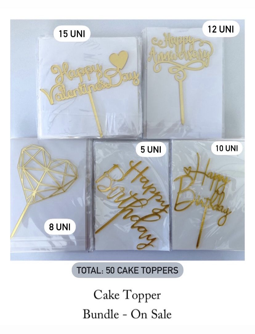 Cake Topper Bundle 