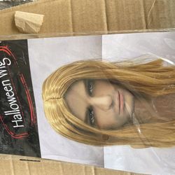 Golden Blonde Long Wig