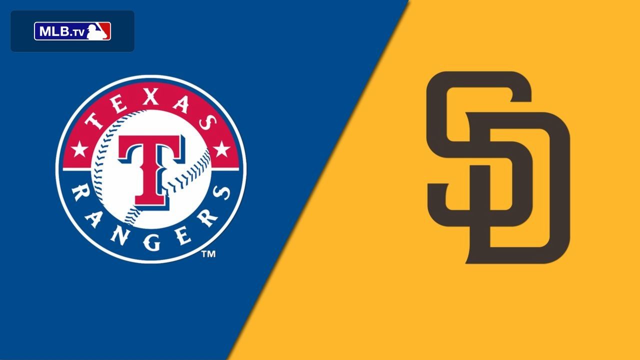 Padres Vs Rangers