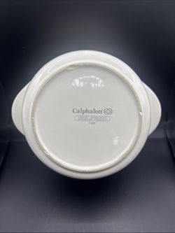 Calphalon 3 Quart 9” Baking Dish Bowl Ceramic Oven Dishwasher Microwave Freezer