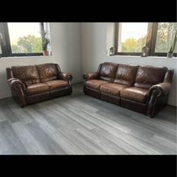 Italian Leather Couch Nartuzzi