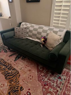 Green couch