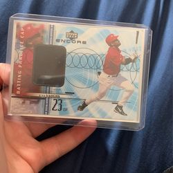 Greg Vaughn Jersey Card Only A Couple Of These Were Made