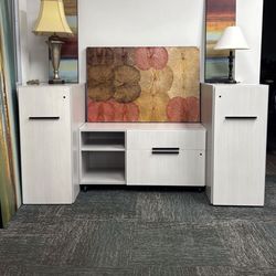 Knoll Storage Credenza with Open Shelf