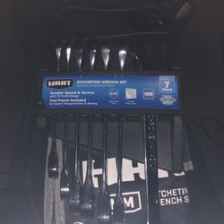 Hart ratcheting wrench set