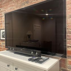 55” Samsung TV with matching Sound Bar