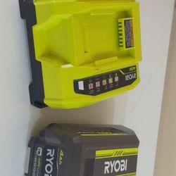 Ryobi 40V 4.4Ah Lithium Battery with Charger – Like New