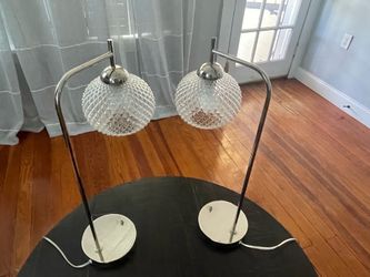 Vintage style glass lamps