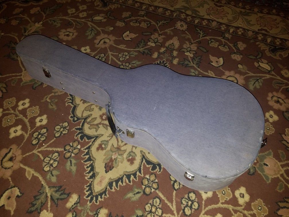Vintage Denim Acoustic Guitar Case