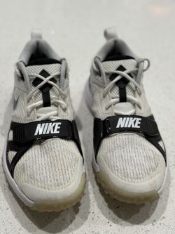 11.5 Nike Air Zoom Diamond Elite Turf FB P White/Black