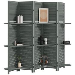 Tall Wood Privacy Screen Room Divider 