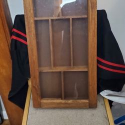 Wood And Glass Display