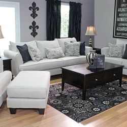 Mor furniture Rachel Queen Sleeper Sofa w/ 4.5” Medium Foam Mattress in Beige, Gel