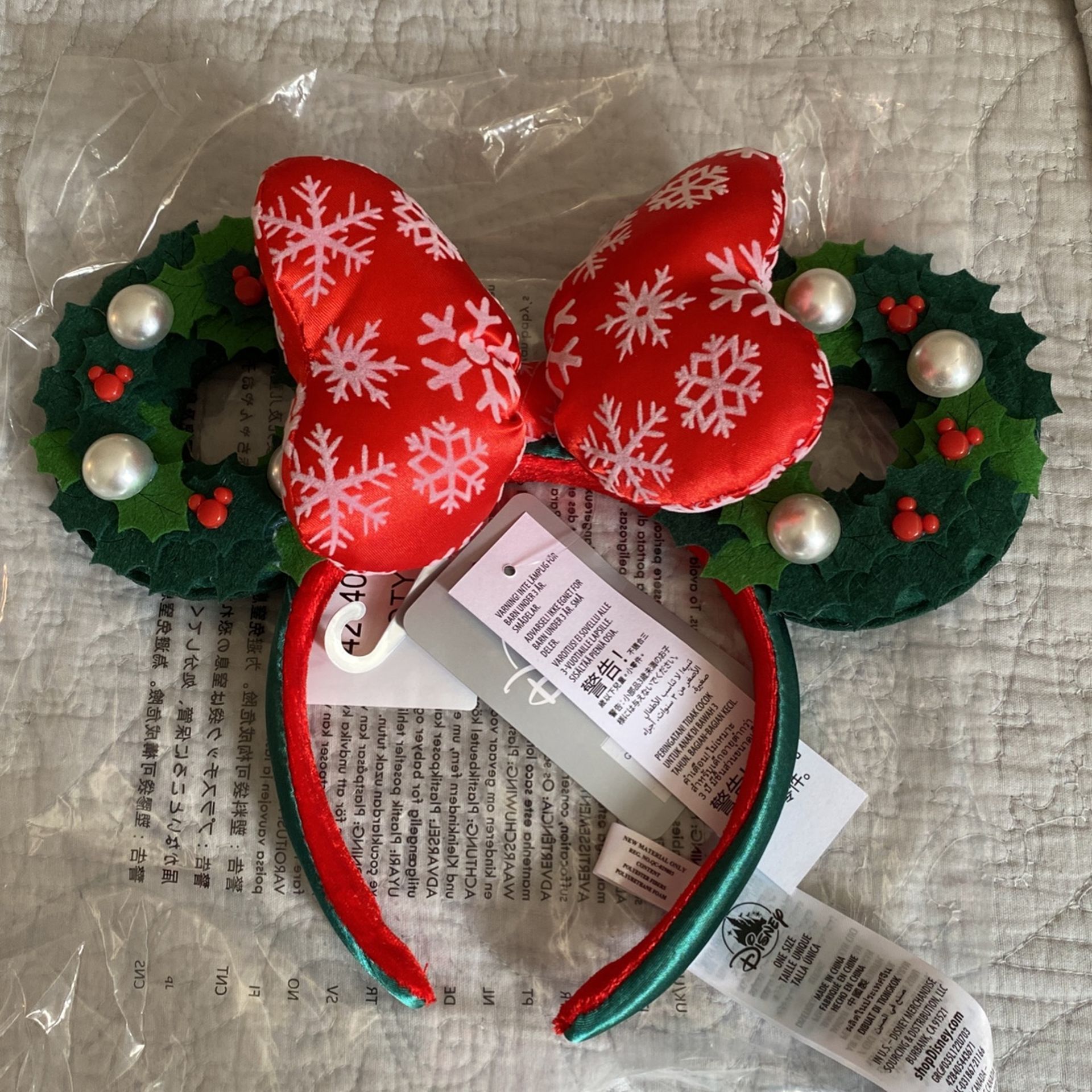 Minnie Wreath Ears 