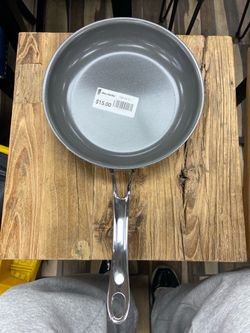 Nonstick Frying Pan with Steel Handle