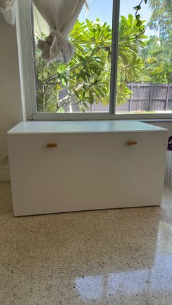 IKEA toy storage bench