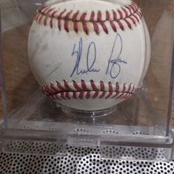 Nolan Ryan Signature Baseball 