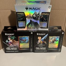 MTG Final Fantasy Commander Set Bundle Magic the Gathering Retail