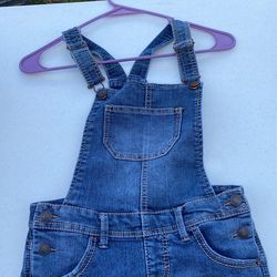 Girls Overall Shorts Size M