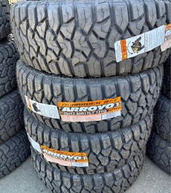 35×12.50R17LT Arroyo R/T Set 4 New Tires