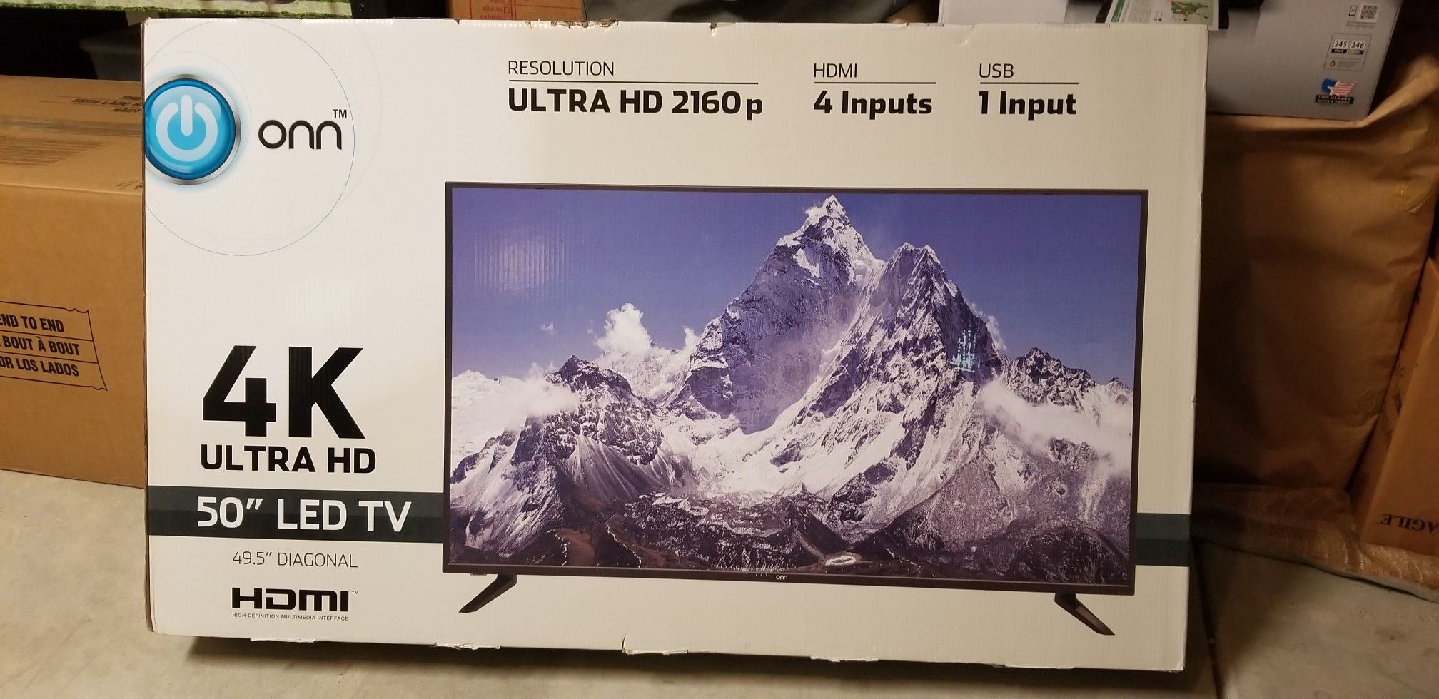 50 inch LED 4K TV - Sealed- Brand New - Trade or $200
