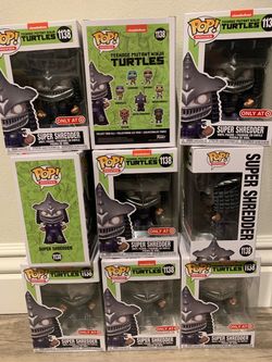 Funko Pop TMNT Super Shredder #1138 – Lot of 8