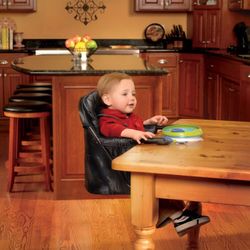 Portable high chair for camping or traveling