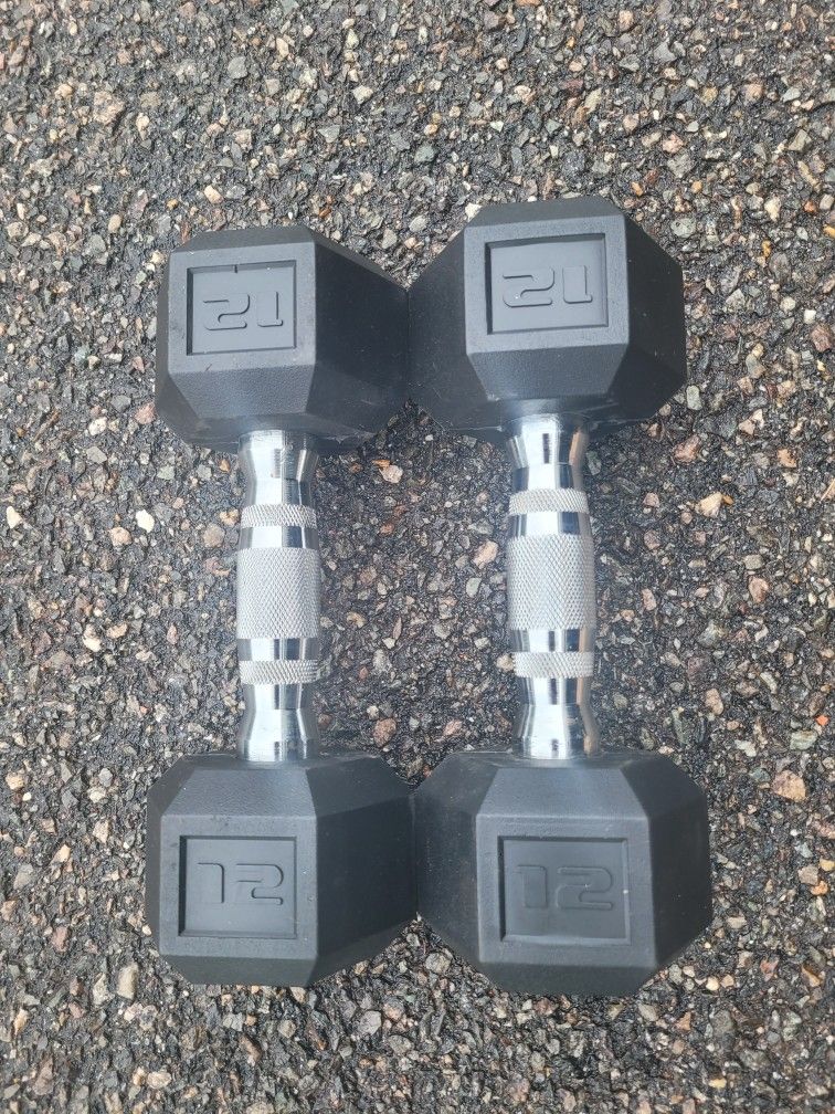 Urethane Hexagon Dumbbells-12lbs
Cash Only