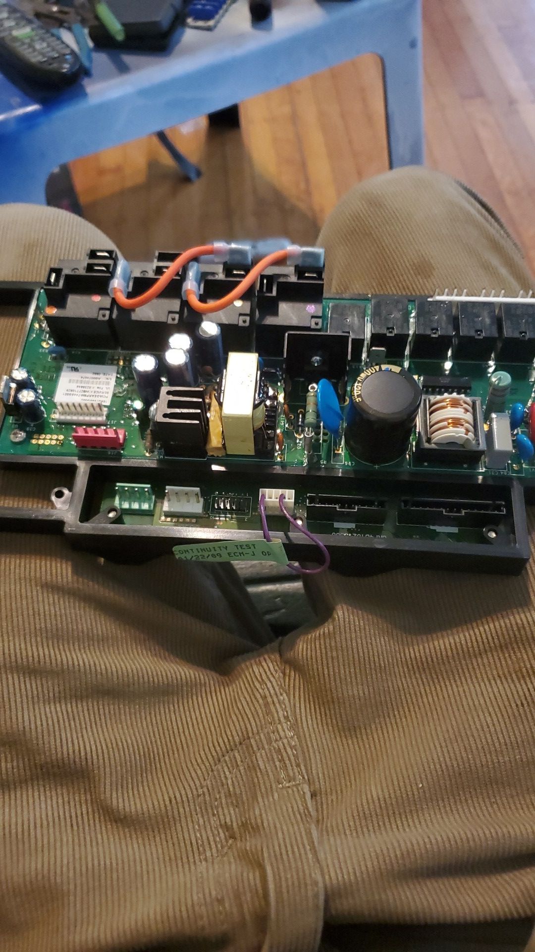 ERC/Lower Oven Relay Board WBT27T10972