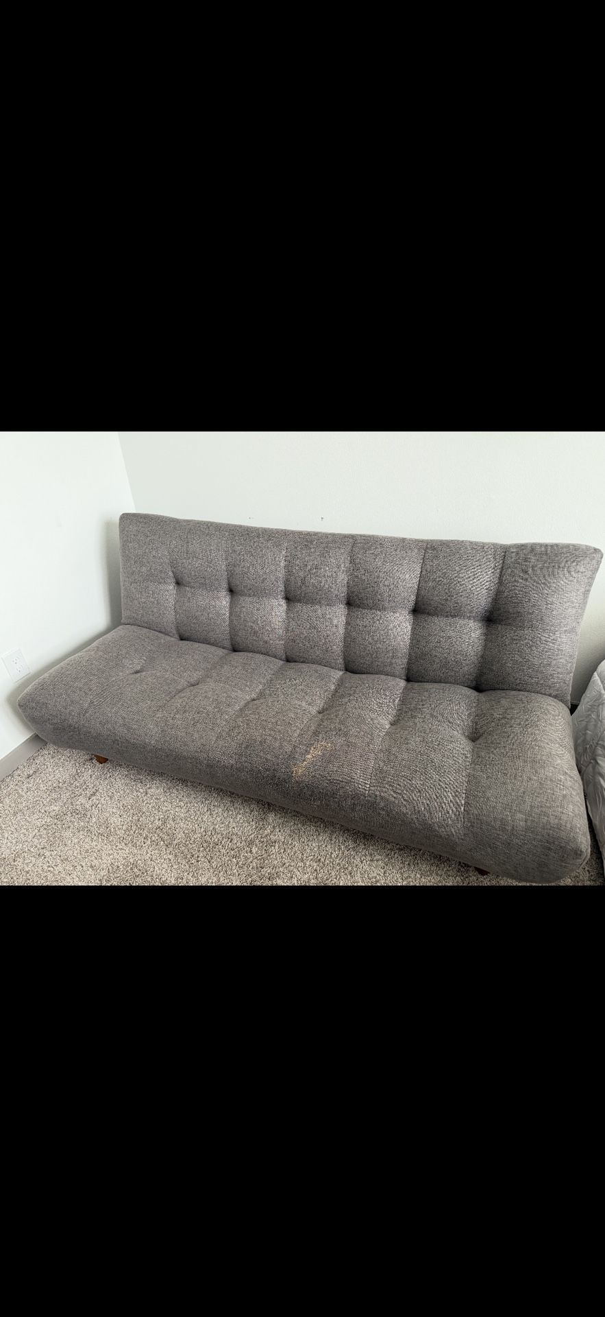 Thick Grey Couch/Futon 
