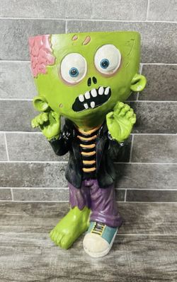 Toil And Trouble Frankenstein Candy Dish Halloween Decor 