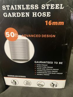 (1)Metal Garden Hose 50ft