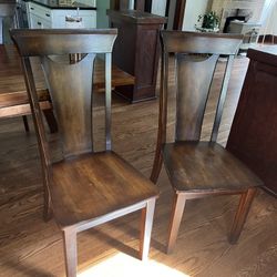 Set Of 6 Wooden Dining chairs