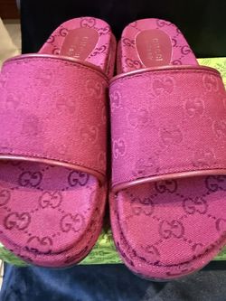 Gucci Platform Slides EU Sz 38