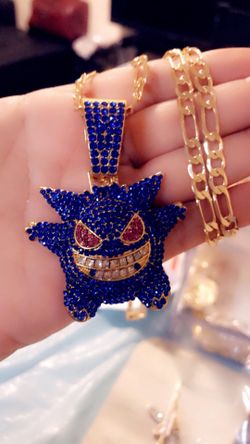 Gengar Pokemon plated gold