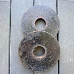 Pair Of 10 LB Olympic Plates 2” Hole 