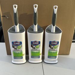 Clorox Covered Toilet Brush & Holder