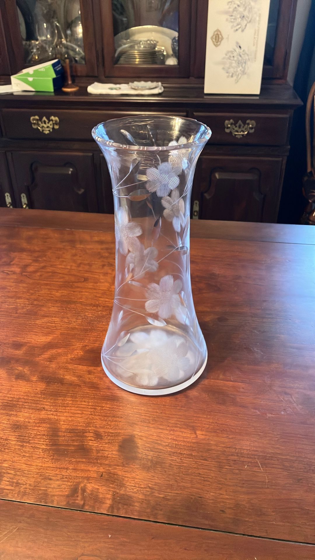 Cut-Glass Vase