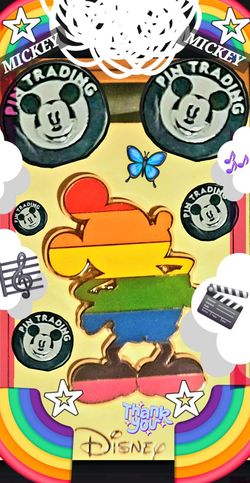 Disney Mickey "Rainbow Pride Enamel" Pin