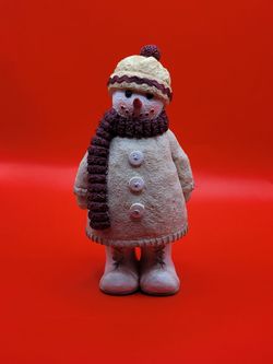 Hallmark winter snowman figurine