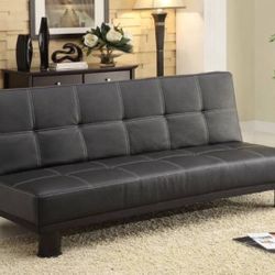 BLACK FULTON SOFA $379 (CR5290) FREE LOCAL DELIVERY 