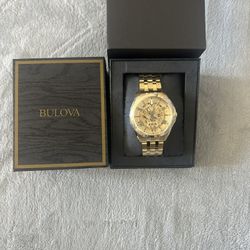 Bullova Gold Tone Watch BRAND NEW