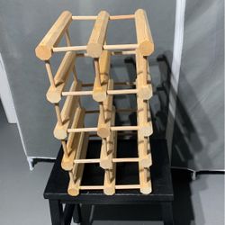 8 Bottle Wine Rack Holder 