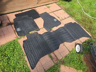 Factory rubber floor mat set for dodge ram