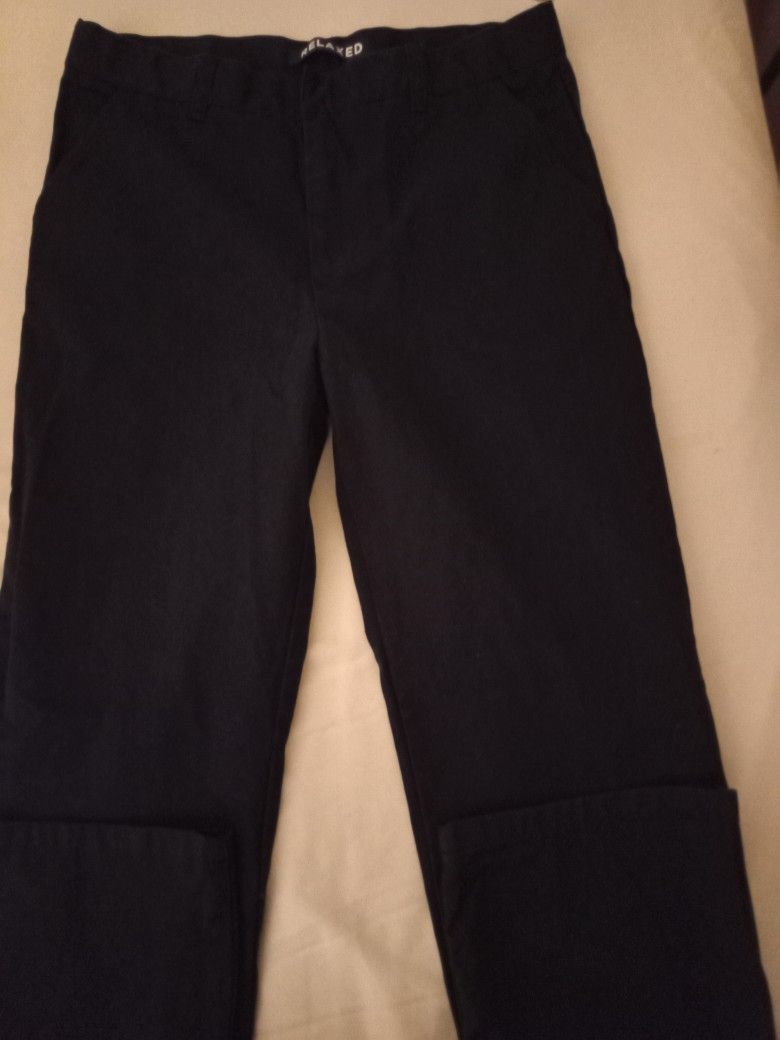 navy blue, relaxed(boys #20)_school pants. Great Condition. Thanks