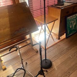 Guitar stands and Mike stand